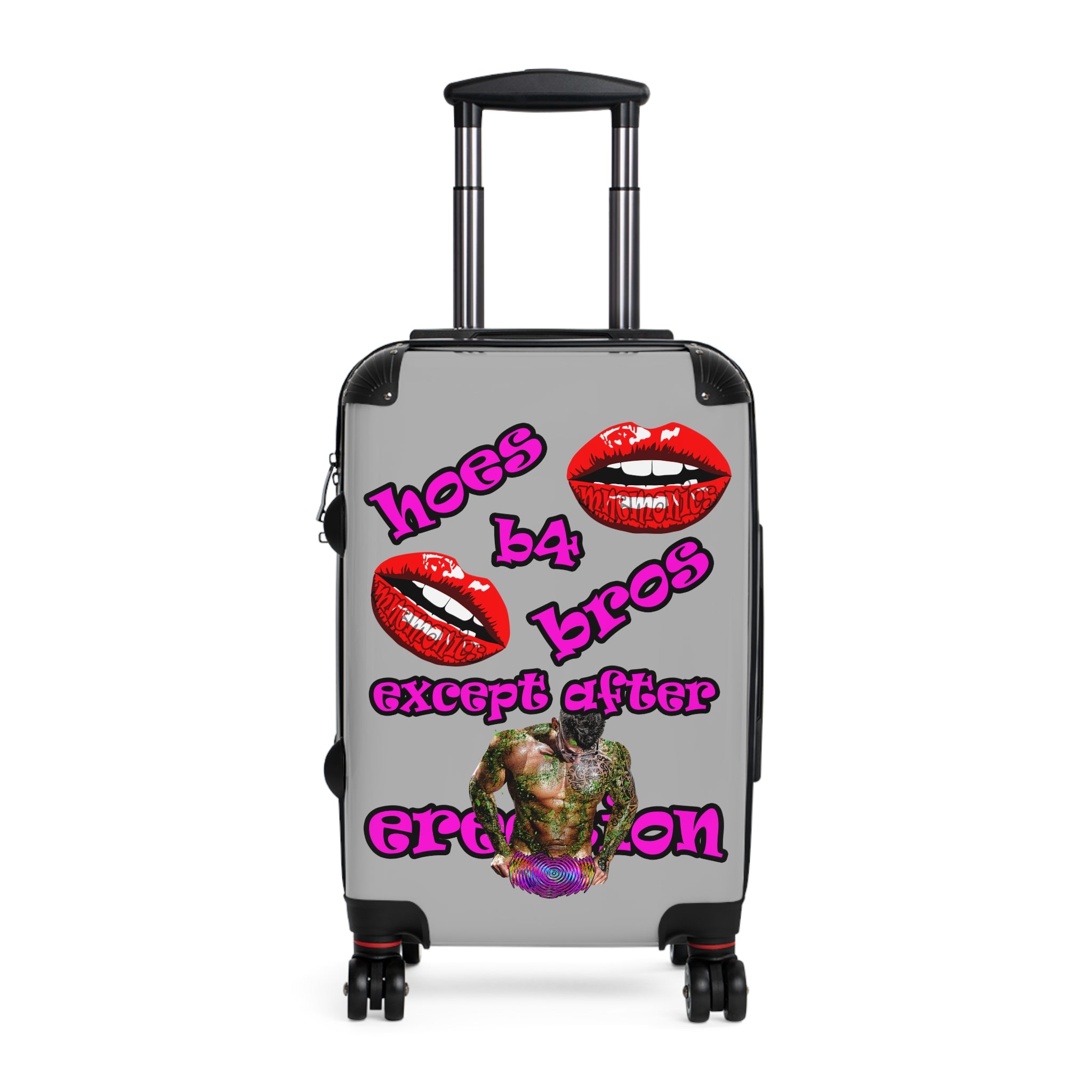 hoes b4 bros - Suitcase (light grey)