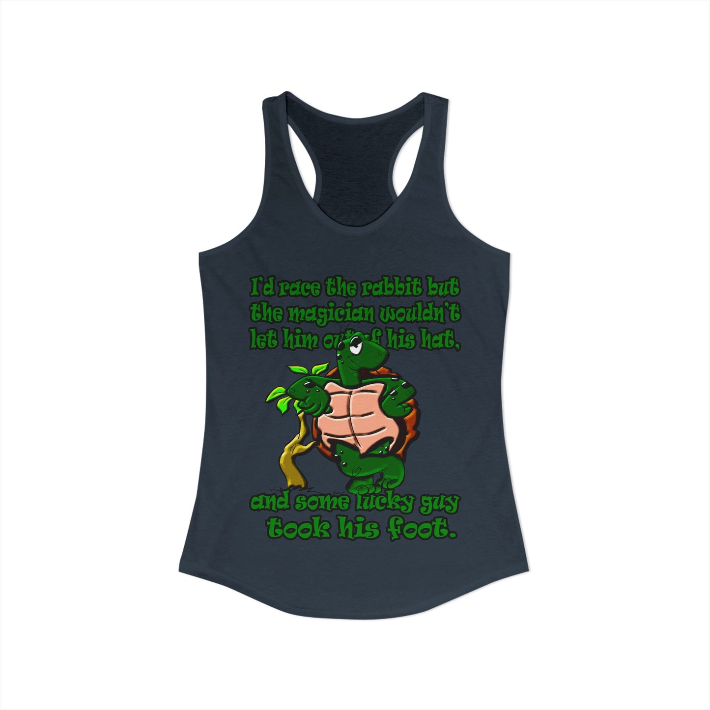 turtle race - Women's Ideal Racerback Tank