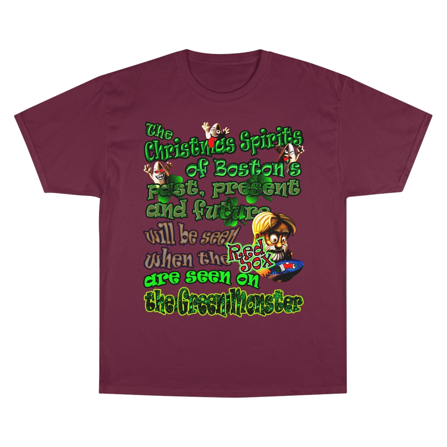 christmas spirits of boston - Champion T-Shirt