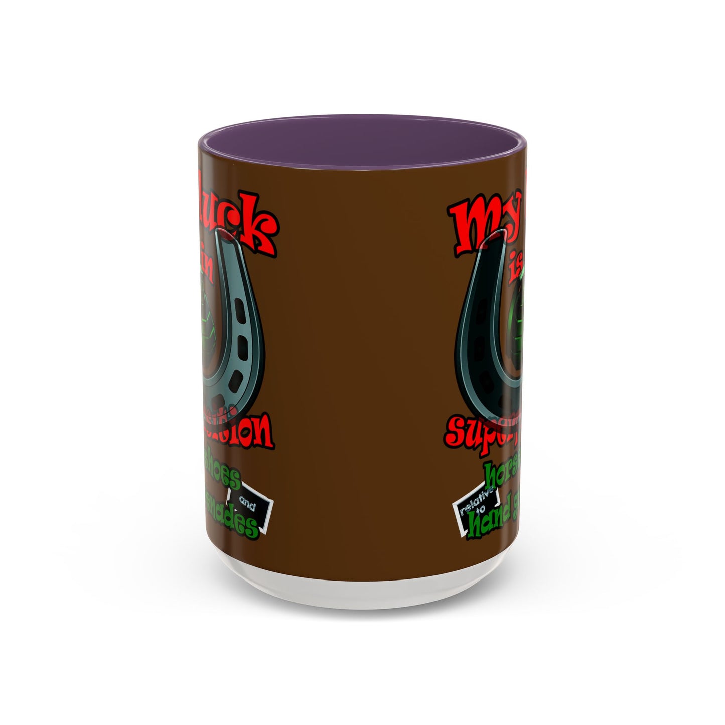 my luck - Accent Mug (brown)