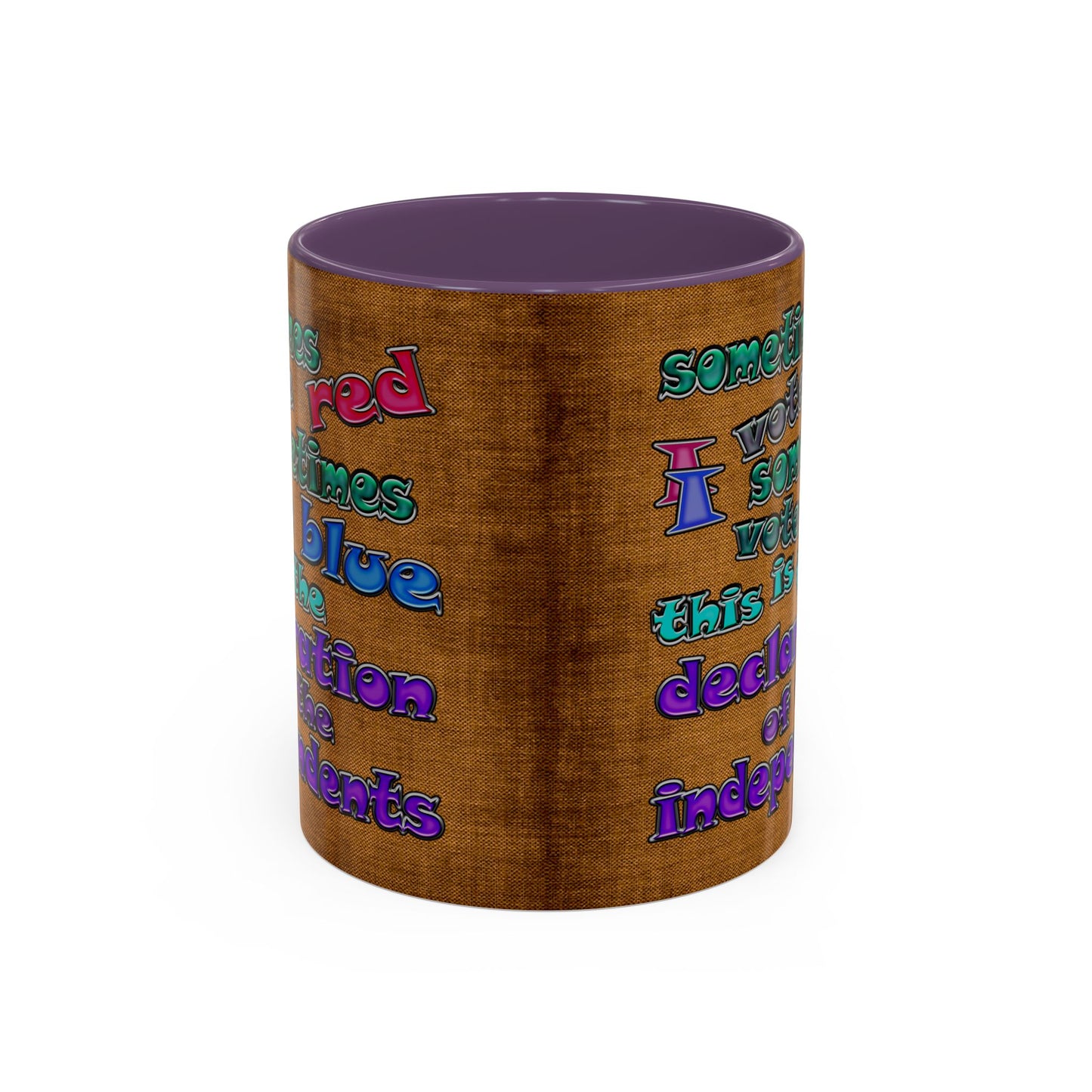 declaration of the independents - Accent Mug (brown papyrus)