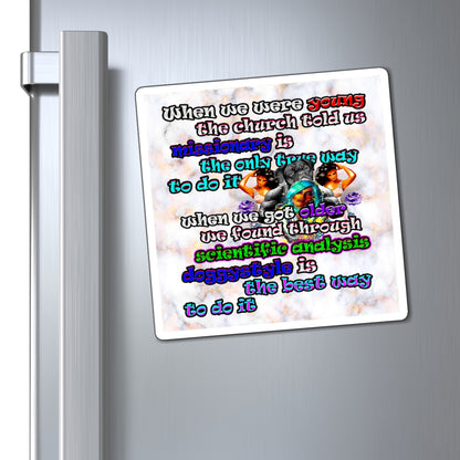doggystyle - Magnets - (white marble)