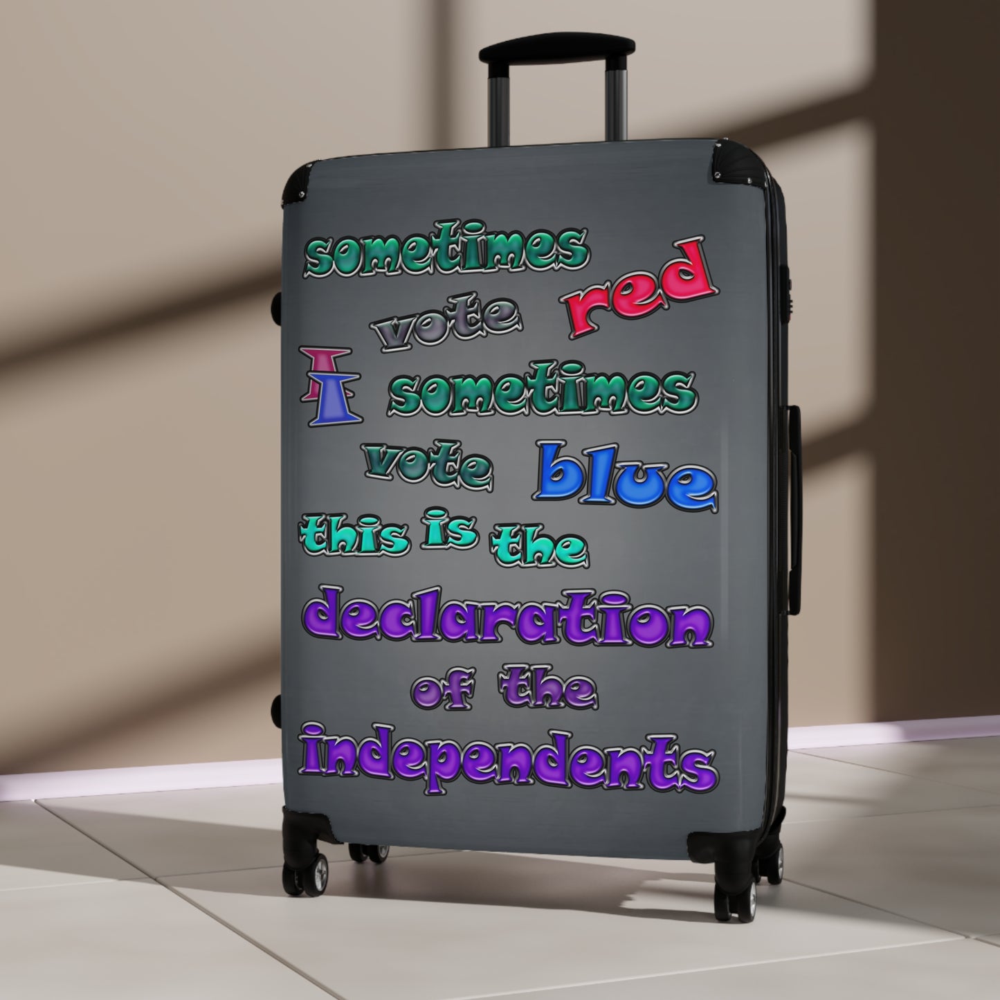 declaration of the independents - Suitcase (grey-light grey)