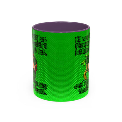 turtle race - Accent Mug (logo green)
