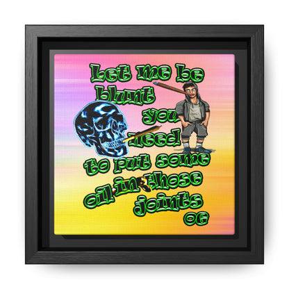 og - framed canvas art (color blur)