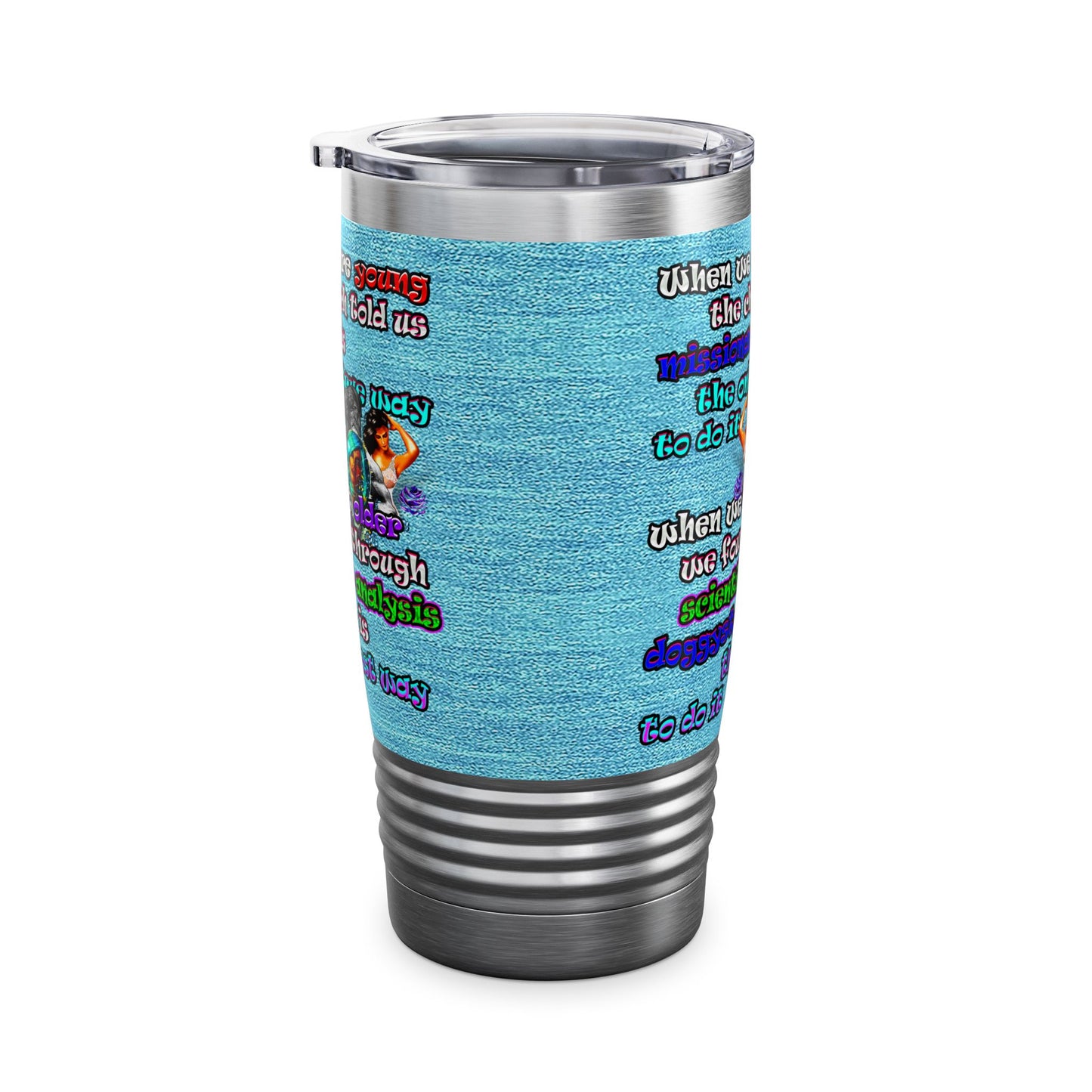 doggystyle - Ringneck Tumbler, 20oz (faded blue)