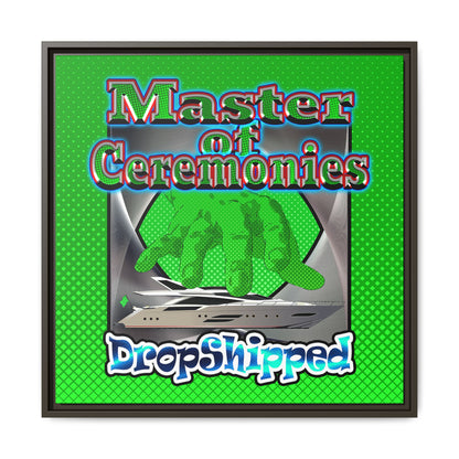 logo - framed canvas art (logo green)
