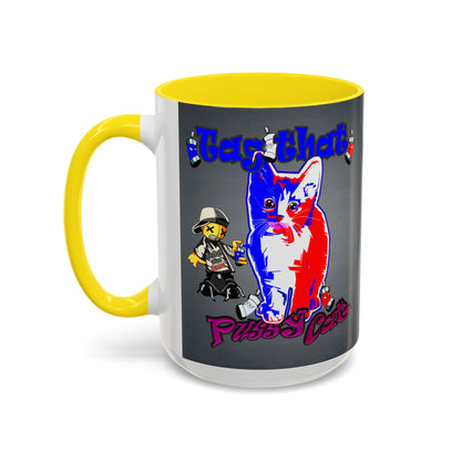 tag that - Accent Mug (grey-light grey)