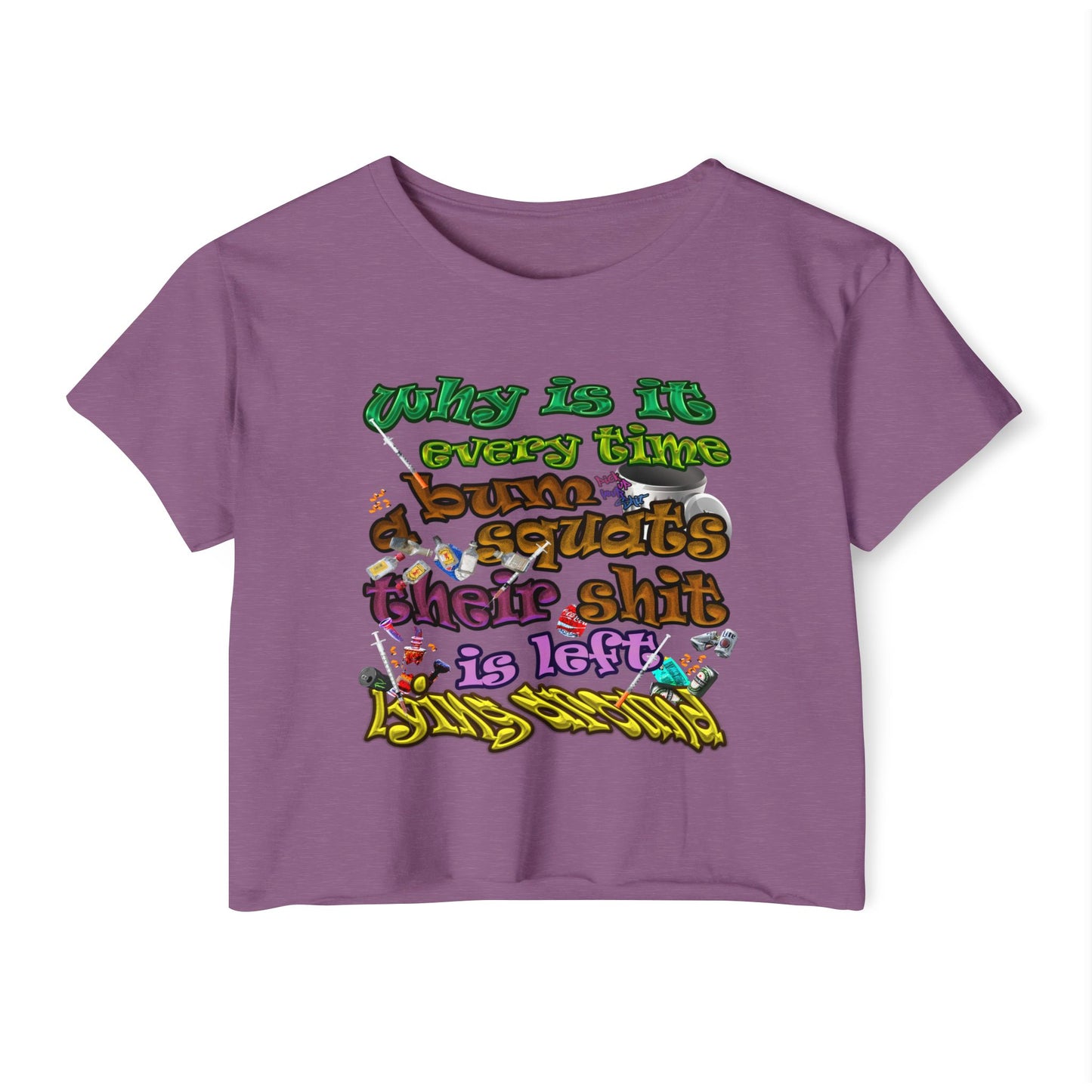 the bum's shit - Women's Festival Crop Top