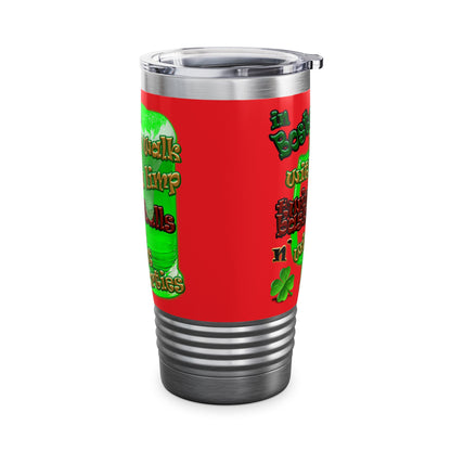 celtics logo - Ringneck Tumbler, 20oz (red)