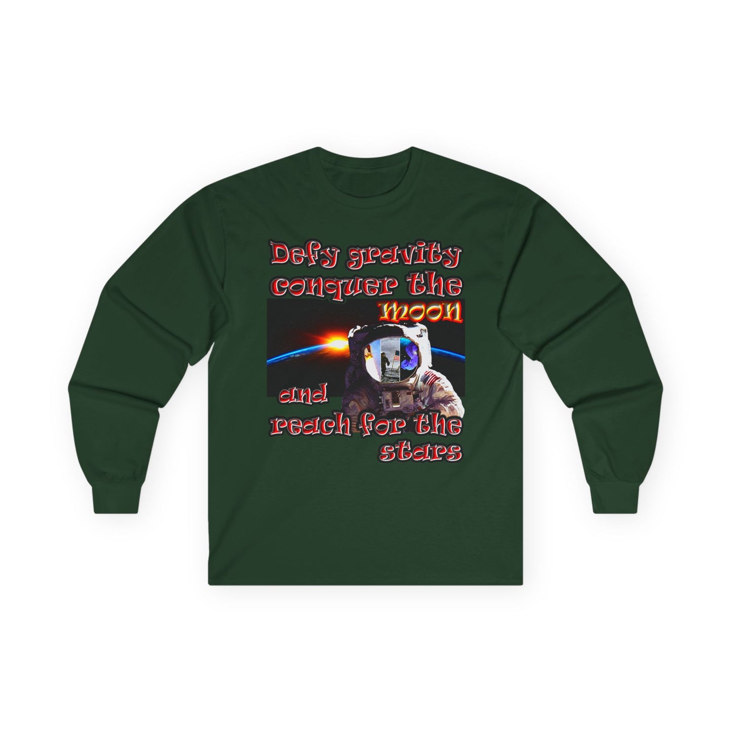 defy conquer reach - Ultra Cotton Long Sleeve Tee