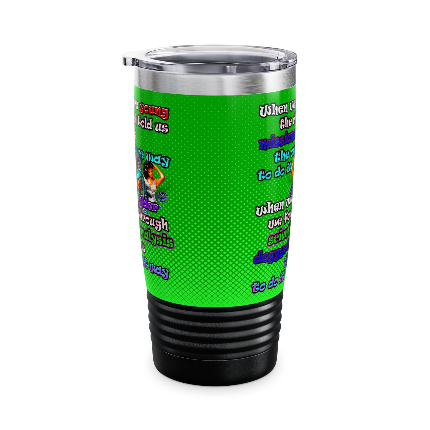 doggystyle - Ringneck Tumbler, 20oz (logo green)