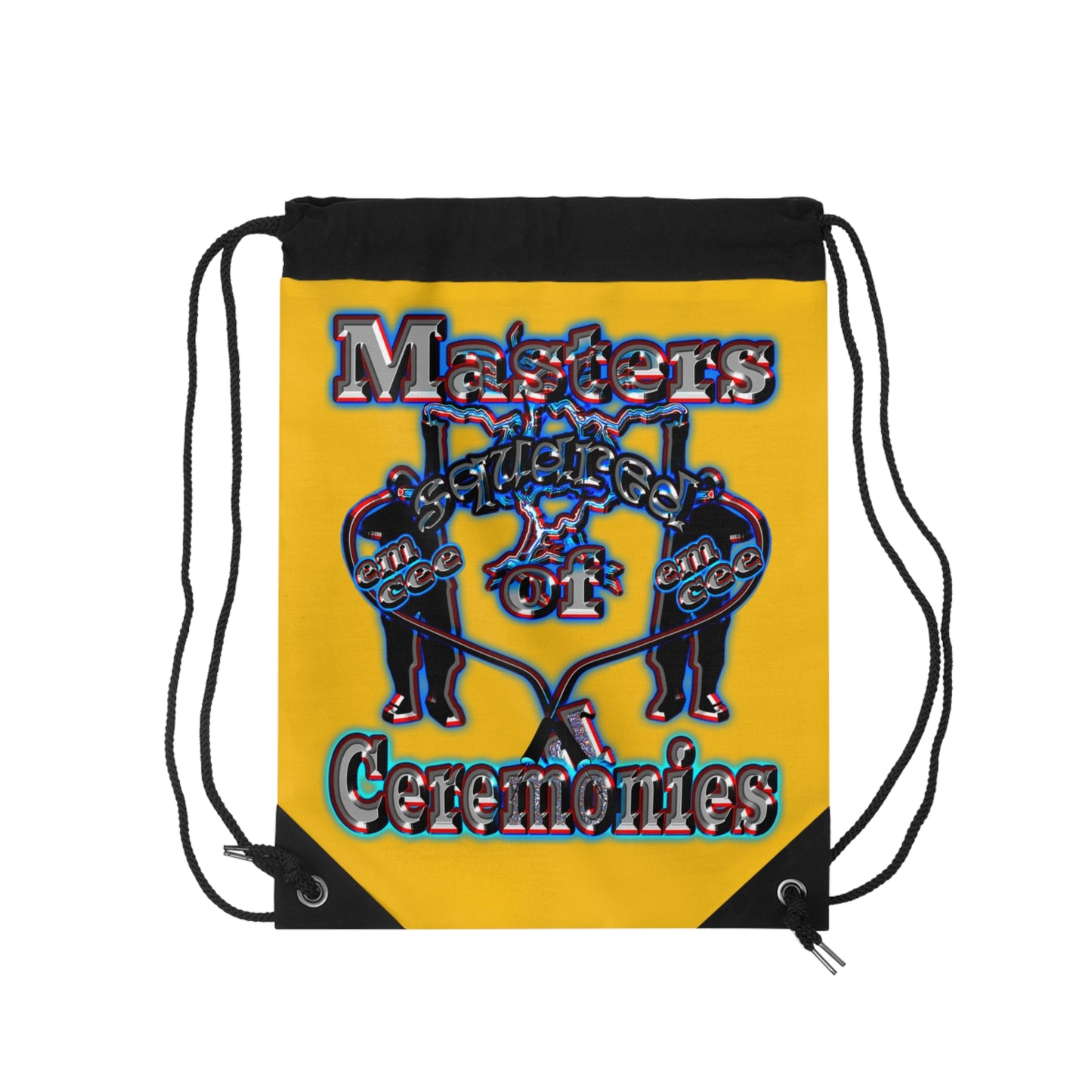 em cee squared - Drawstring Bag (yellow)