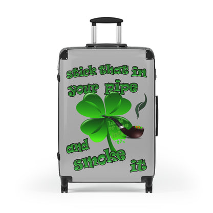 stick that in your pipe and smoke it - Suitcase (light grey)