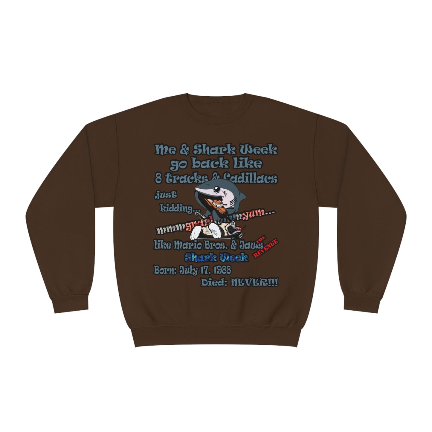 shark week - Unisex NuBlend® Crewneck Sweatshirt