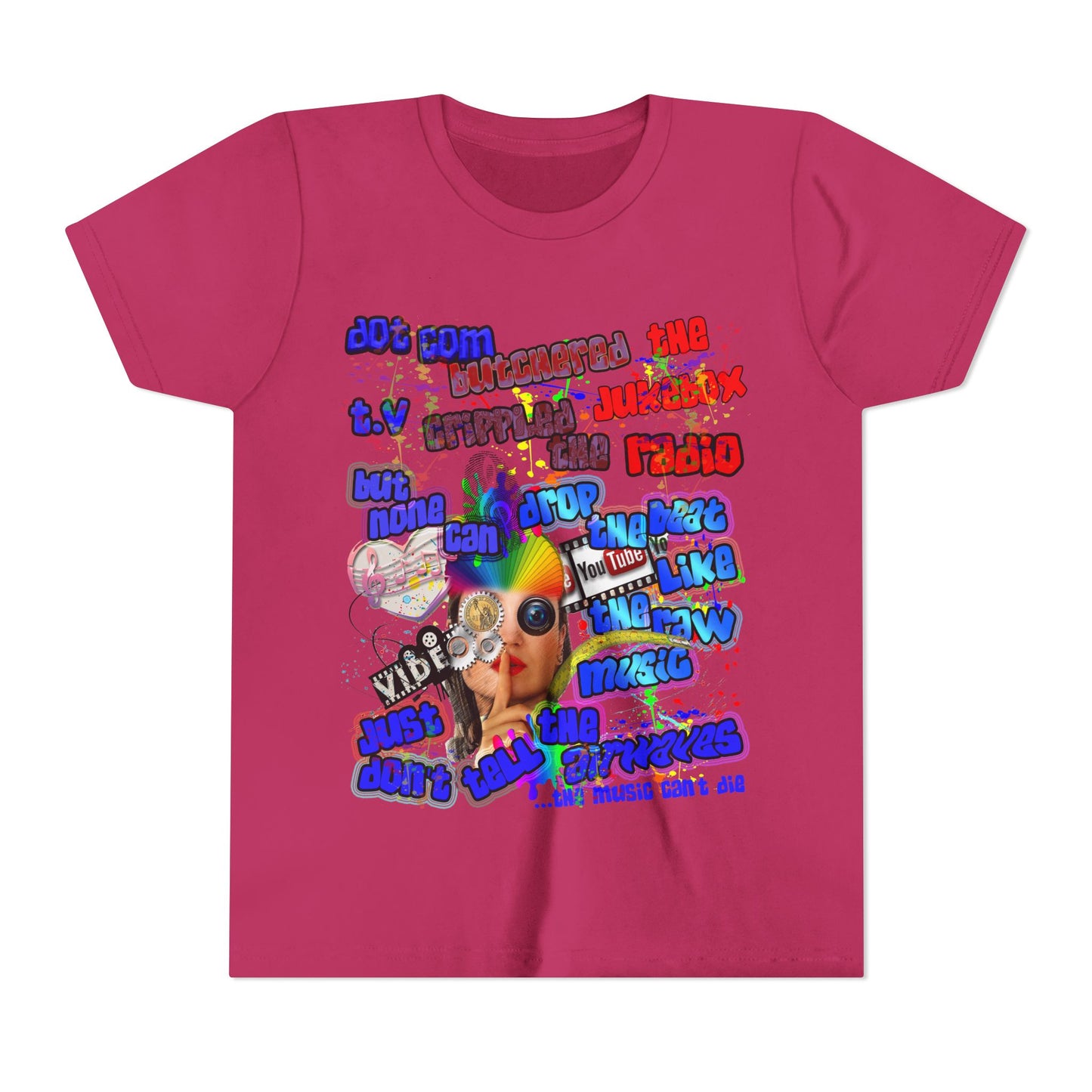 drop the beat - Youth Short Sleeve Tee