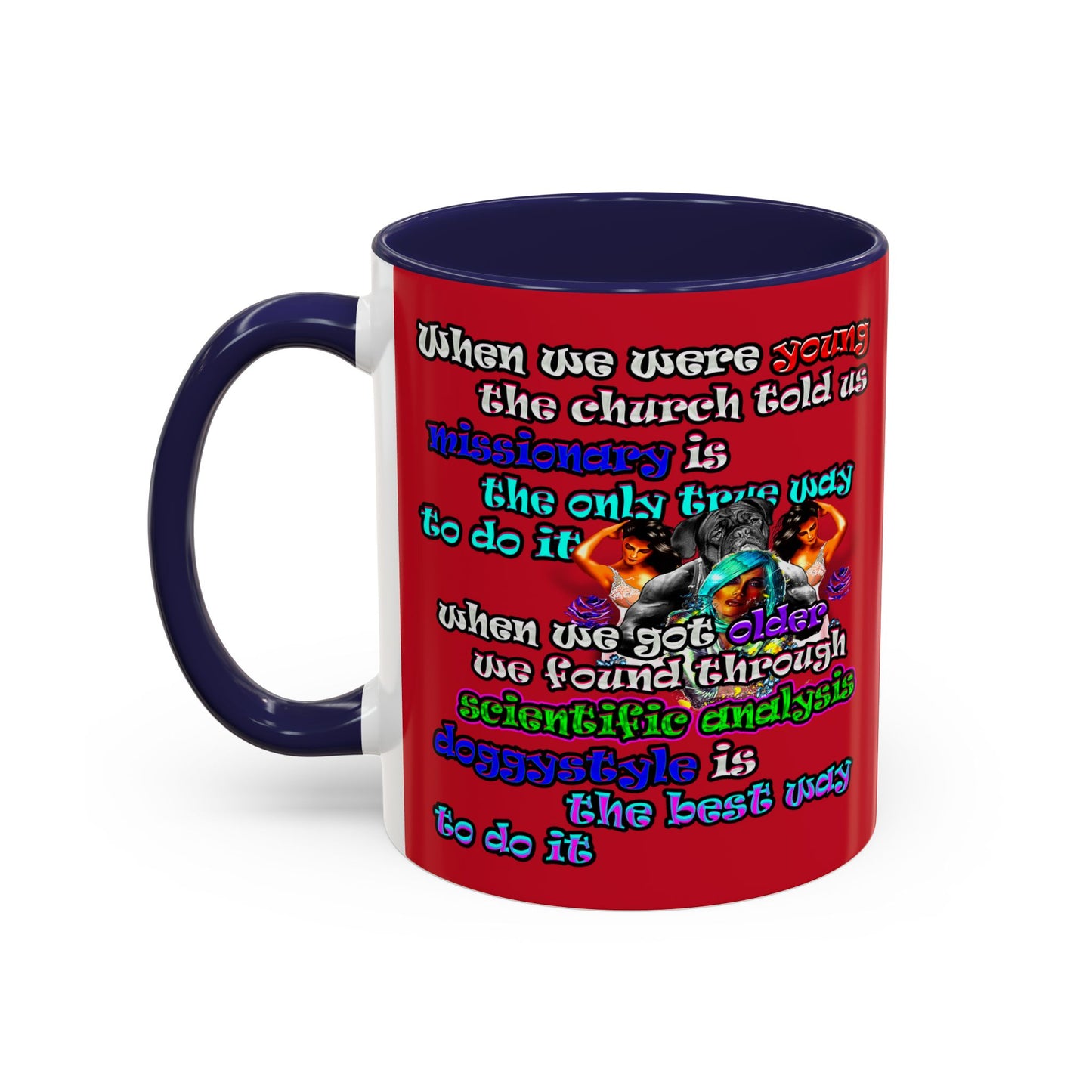 doggystyle - Accent Mug (dark red)