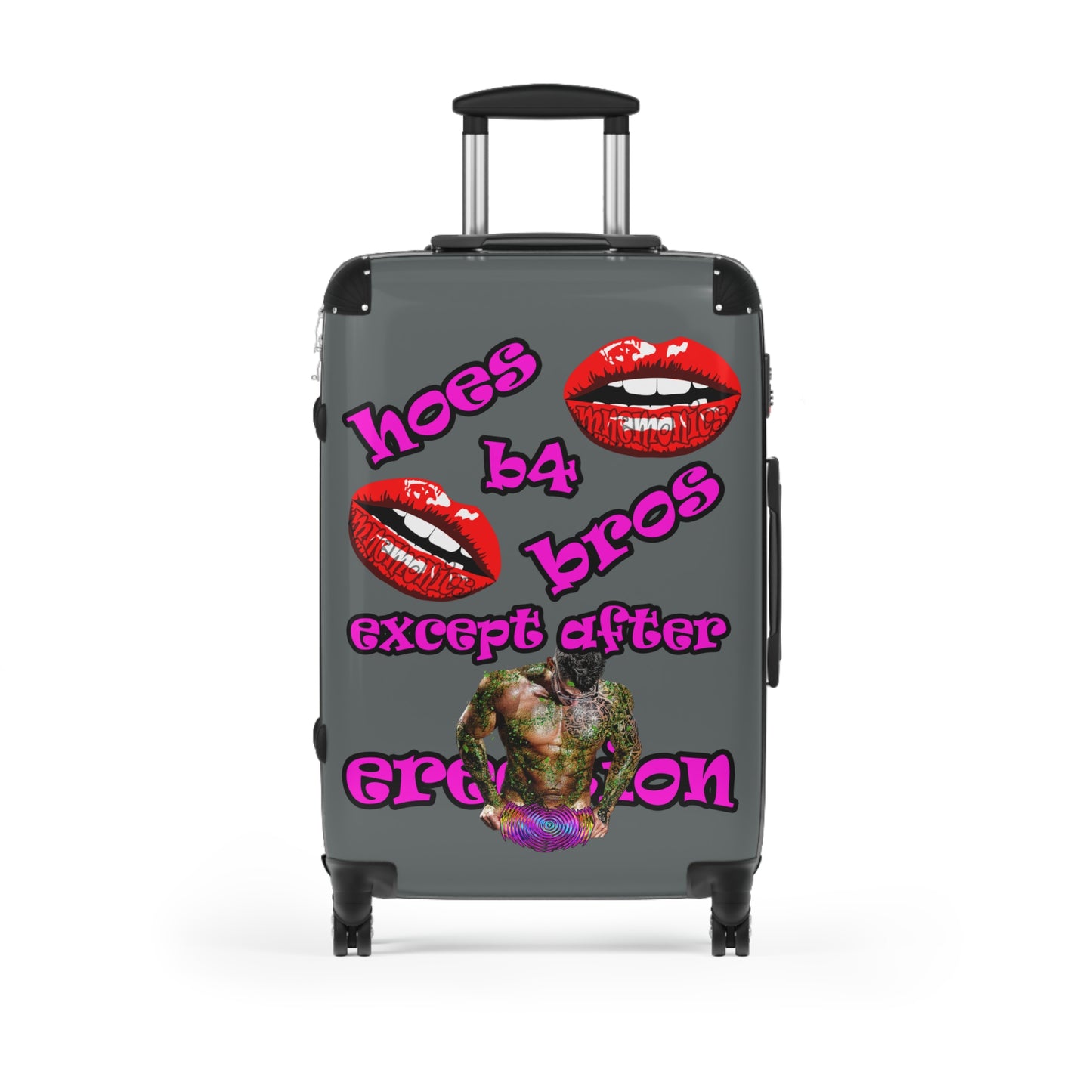 hoes b4 bros - Suitcase (dark grey)
