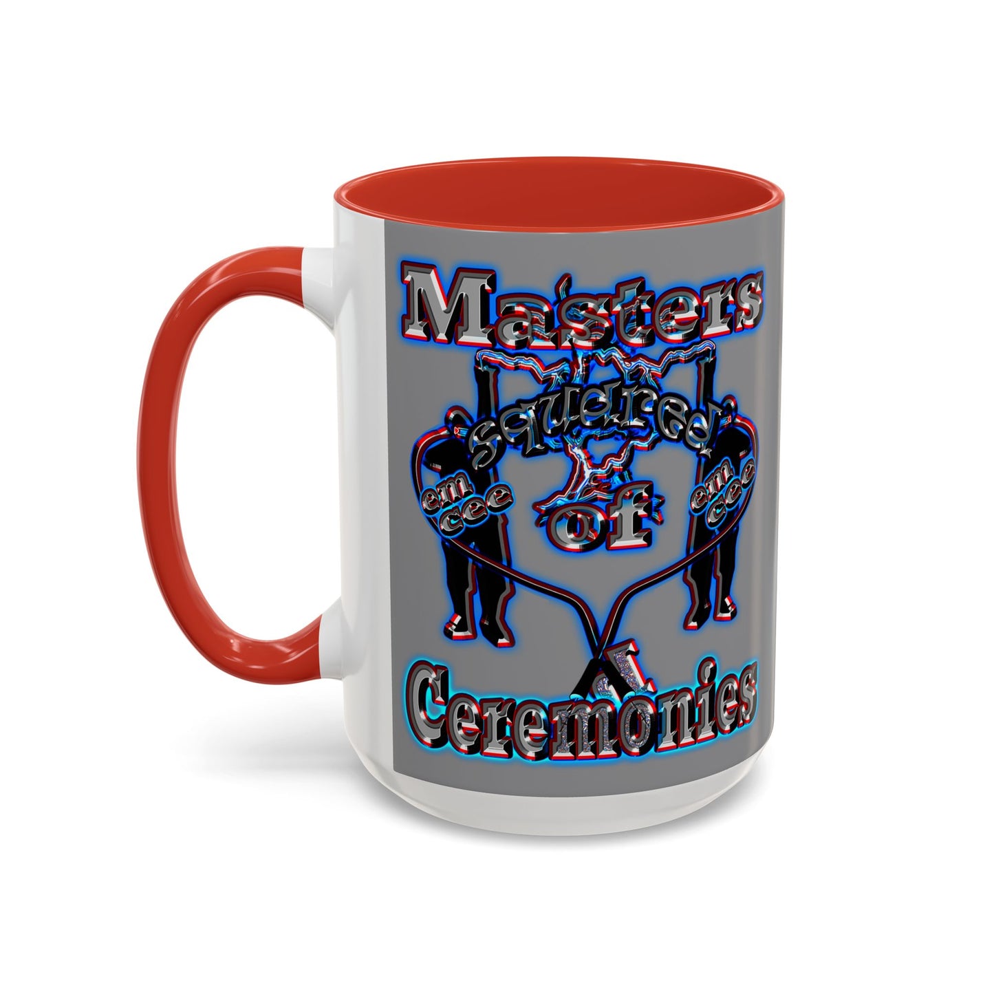 em cee squared - Accent Mug (grey)