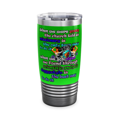 doggystyle - Ringneck Tumbler, 20oz (logo green)