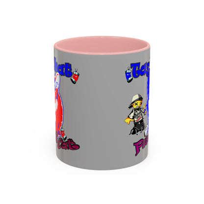 tag that - Accent Mug (light grey)