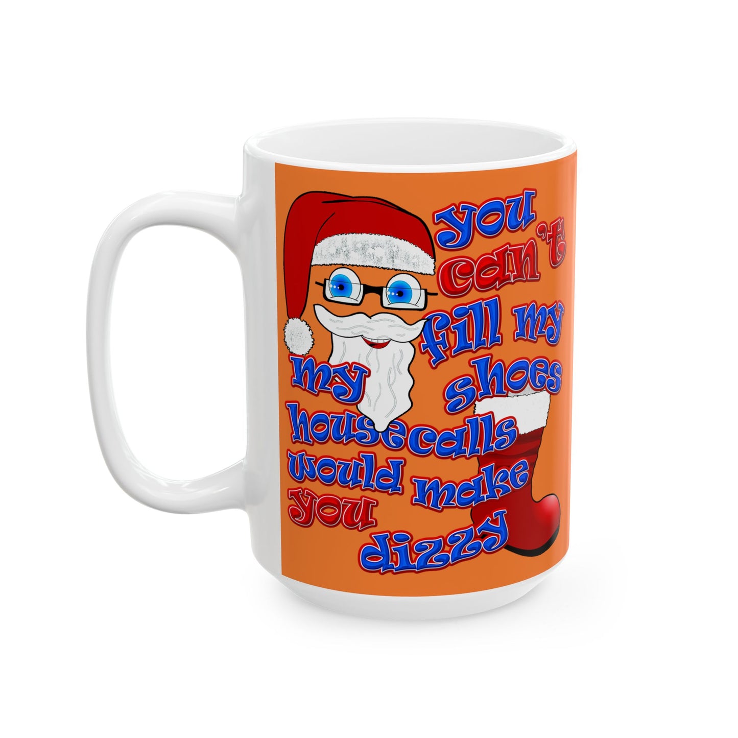 santa's shoes - White Mug (crusta)