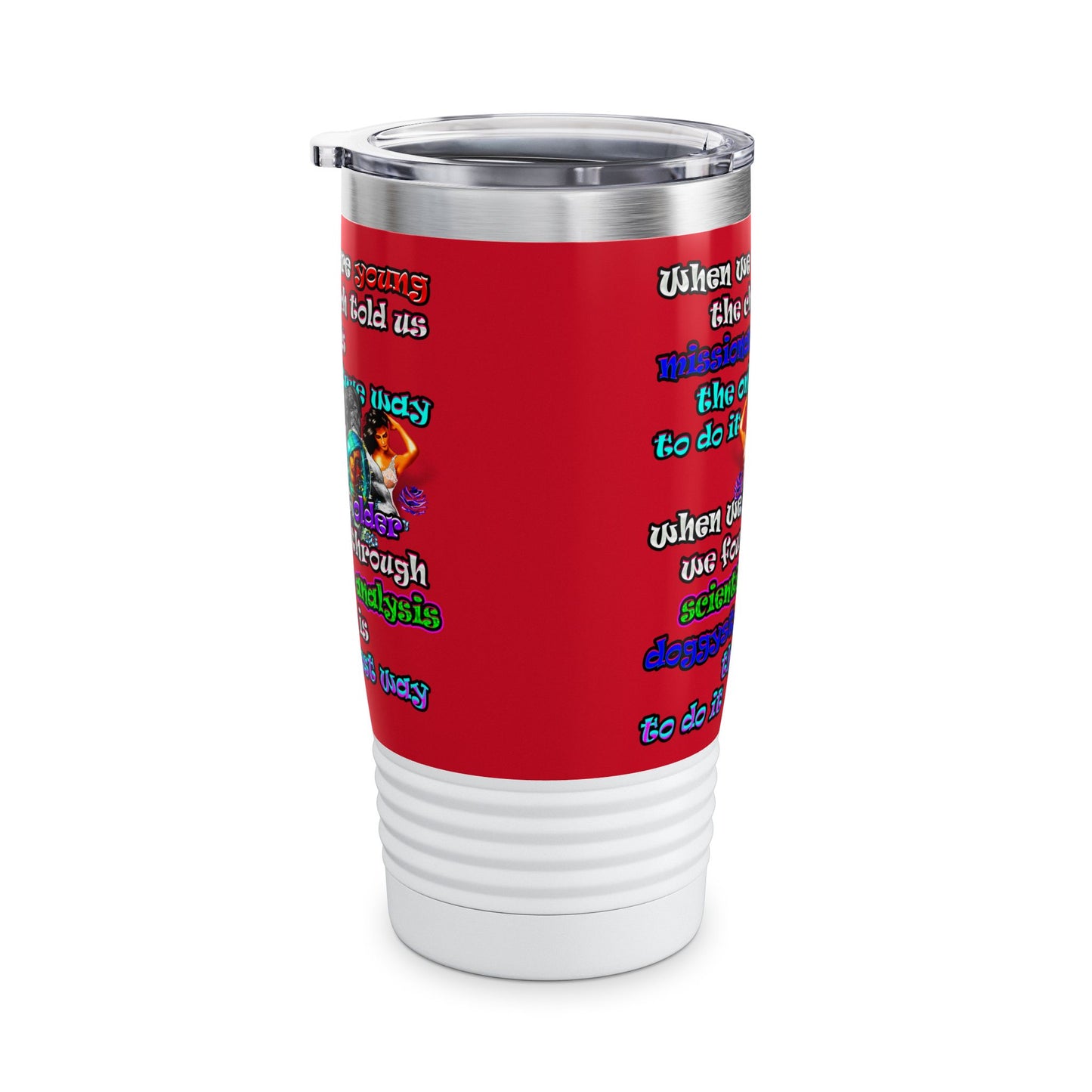 doggystyle - Ringneck Tumbler, 20oz (dark red)