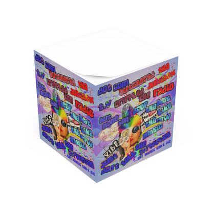drop the beat - note cube (light blue-pink wave)