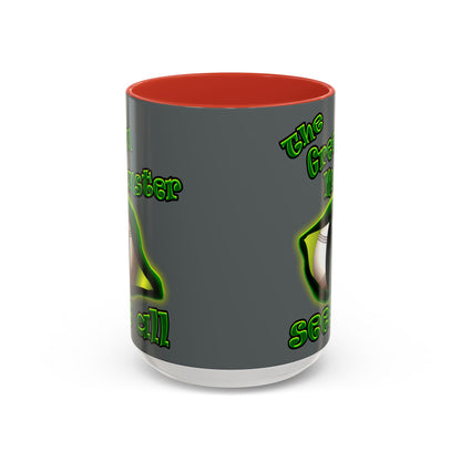 green monster - Accent Mug (dark grey)
