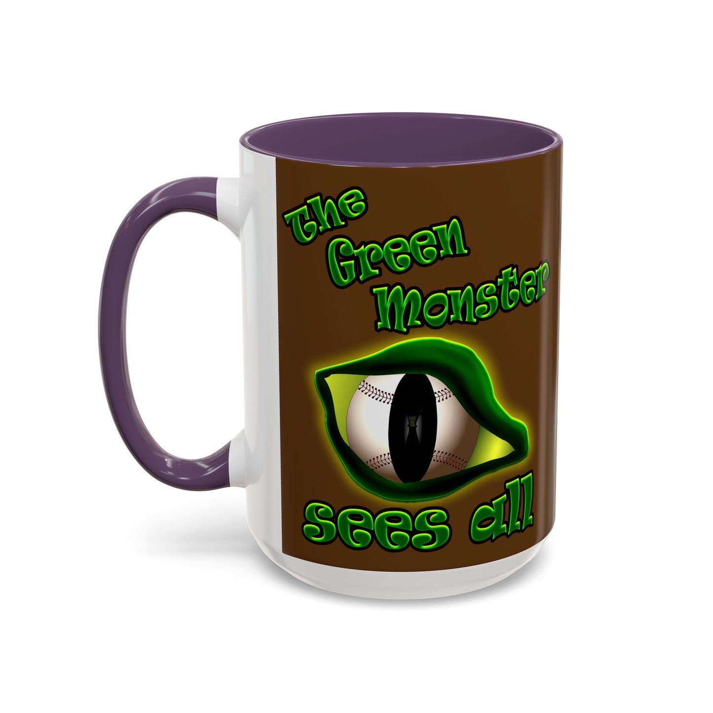 green monster - Accent Mug (brown)