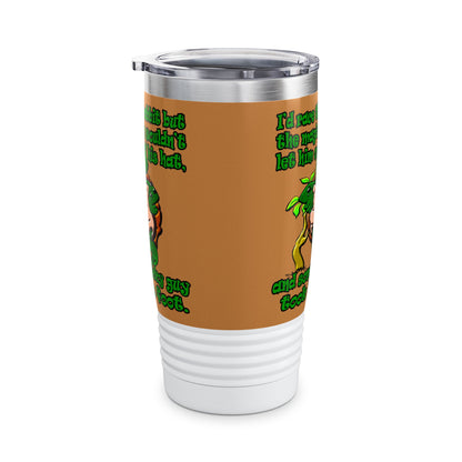 turtle race - Ringneck Tumbler, 20oz (light brown)