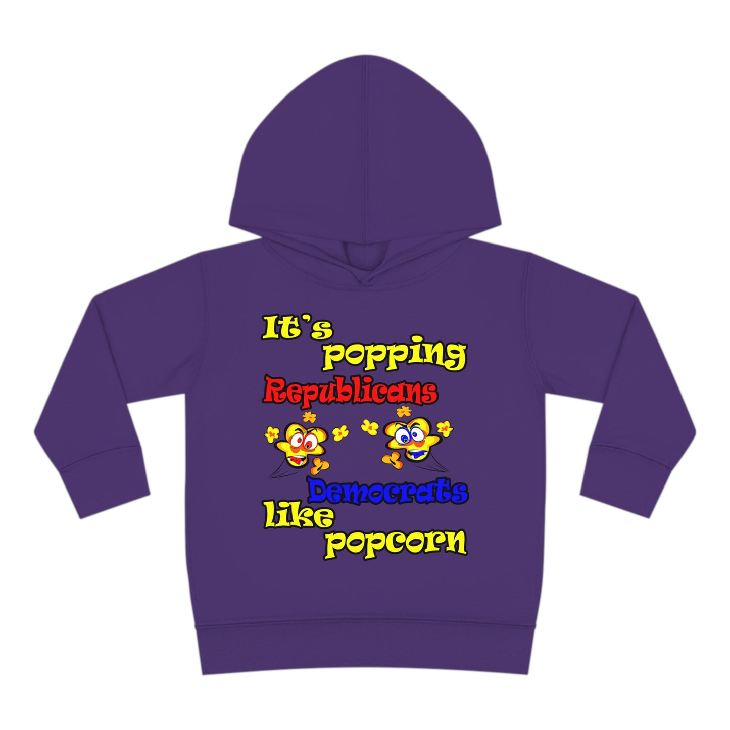 popping like popcorn - Toddler Pullover Fleece Hoodie