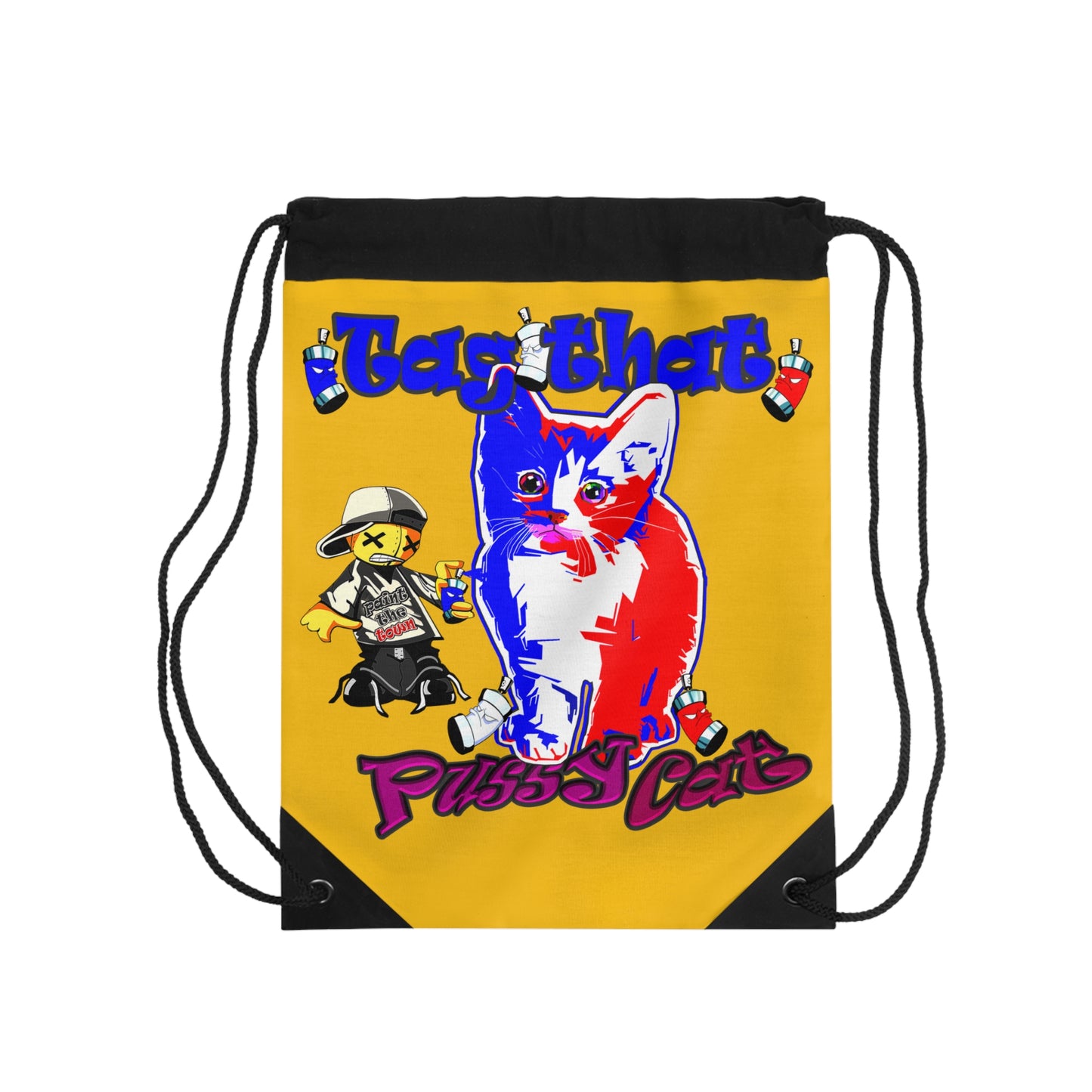 tag that - Drawstring Bag (yellow)