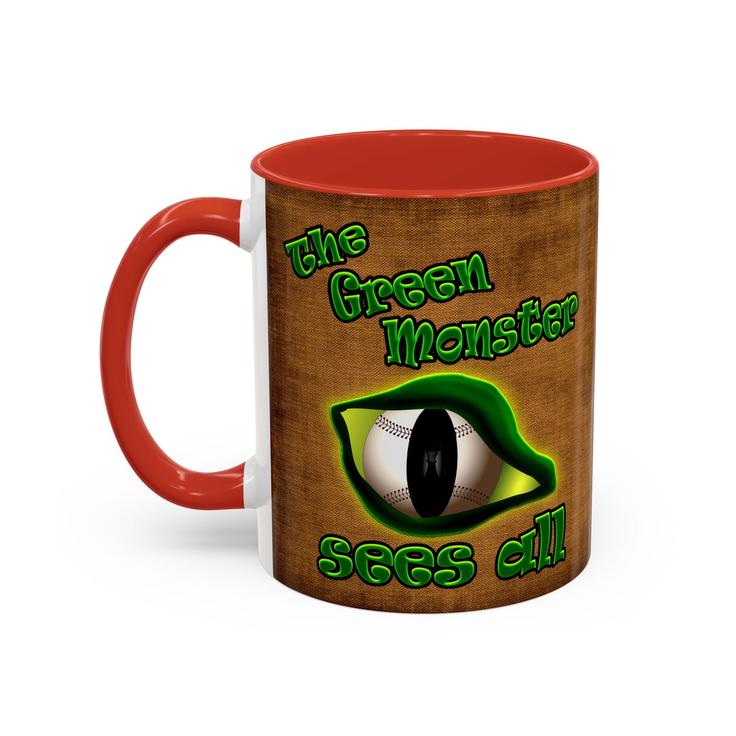 green monster - Accent Mug (brown papyrus)