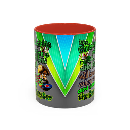 christmas spirits of boston - Accent Mug (rainbow split)