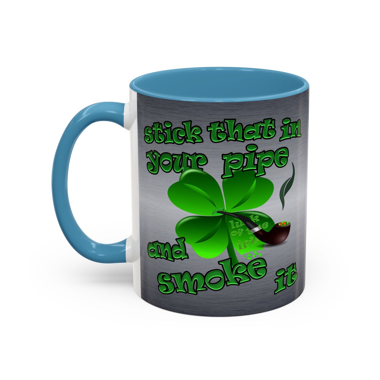 celtics logo - Accent Mug (brushed nickel)