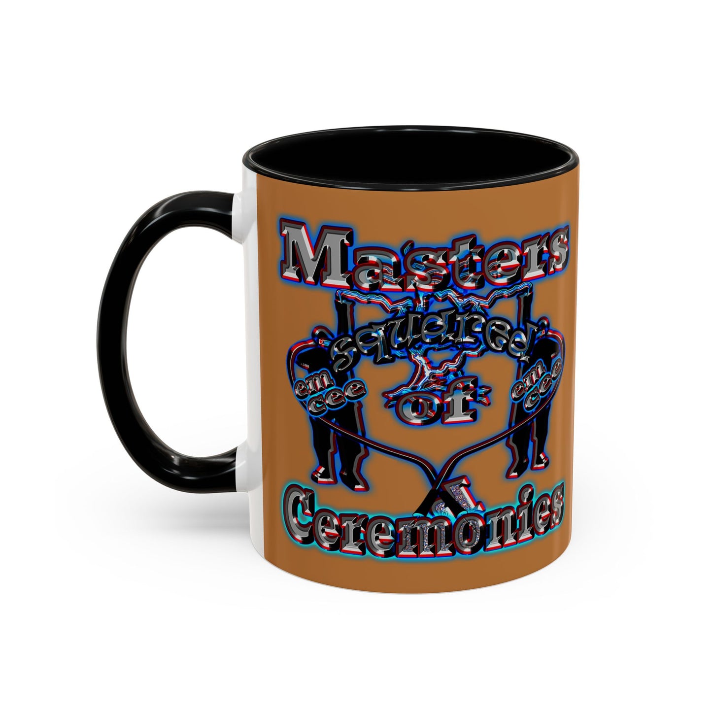 em cee squared - Accent Mug (light brown)