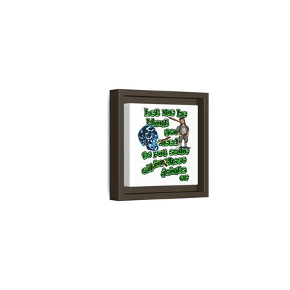 og - framed canvas art (white)