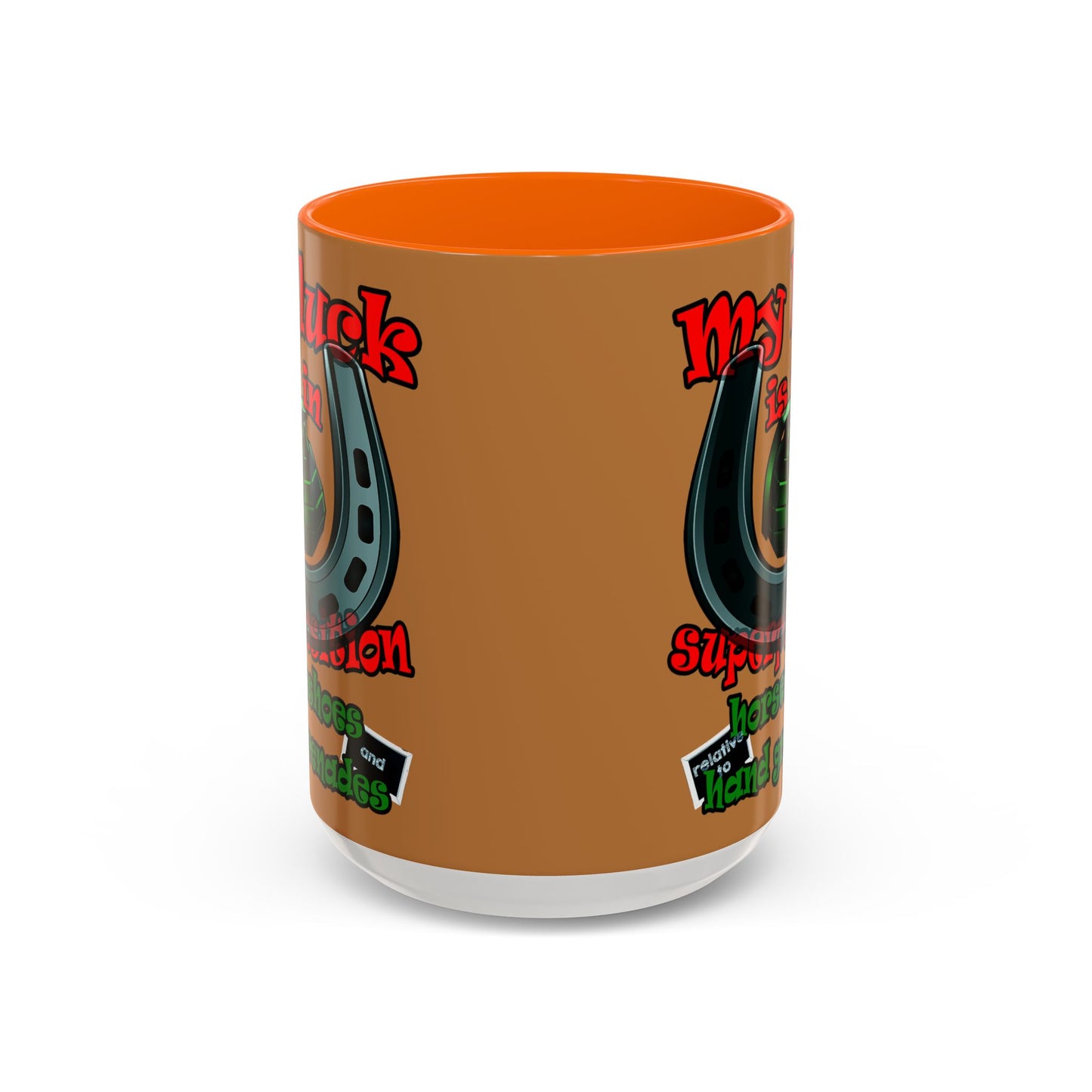 my luck - Accent Mug (light brown)