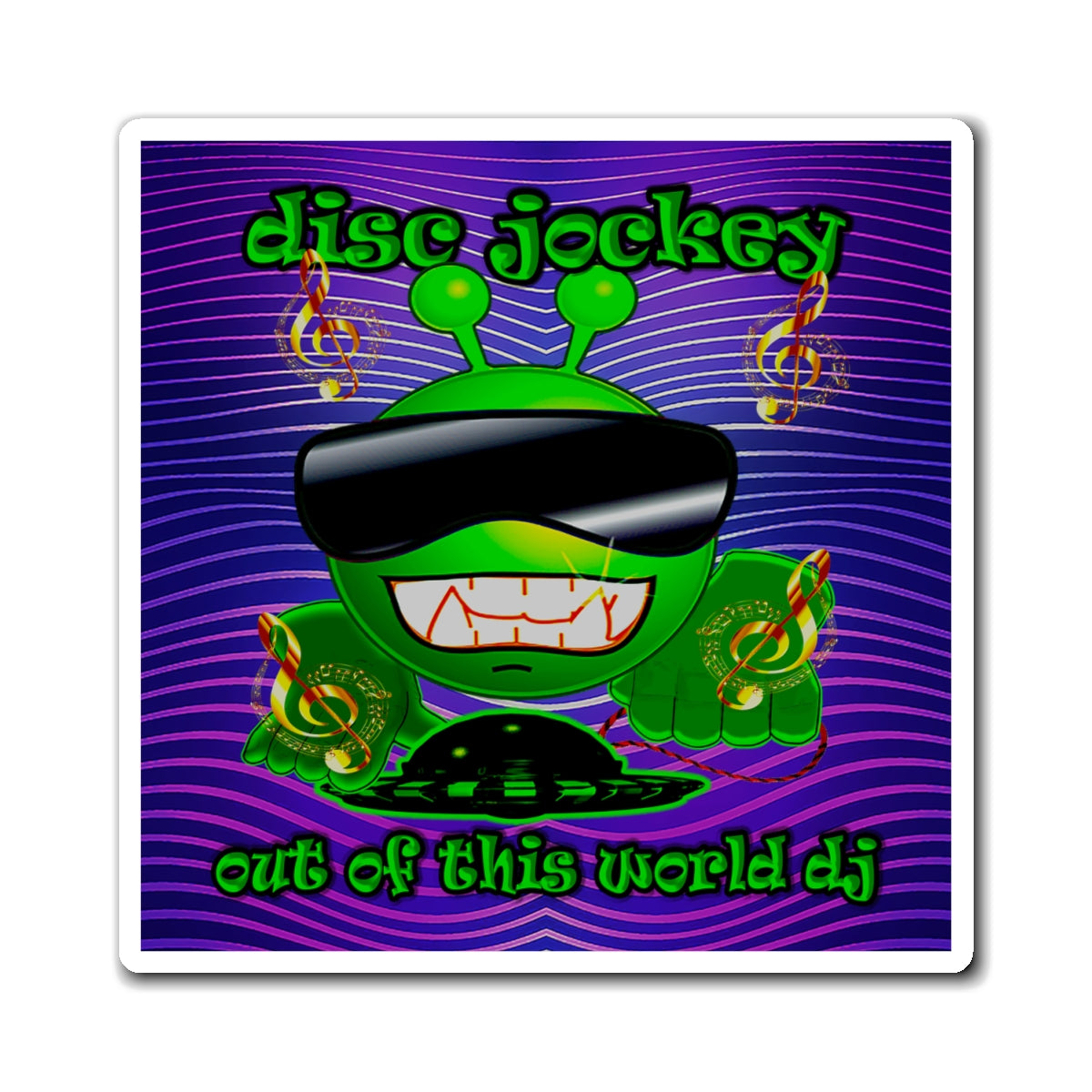 disc jockey - Magnets - (purple wave)