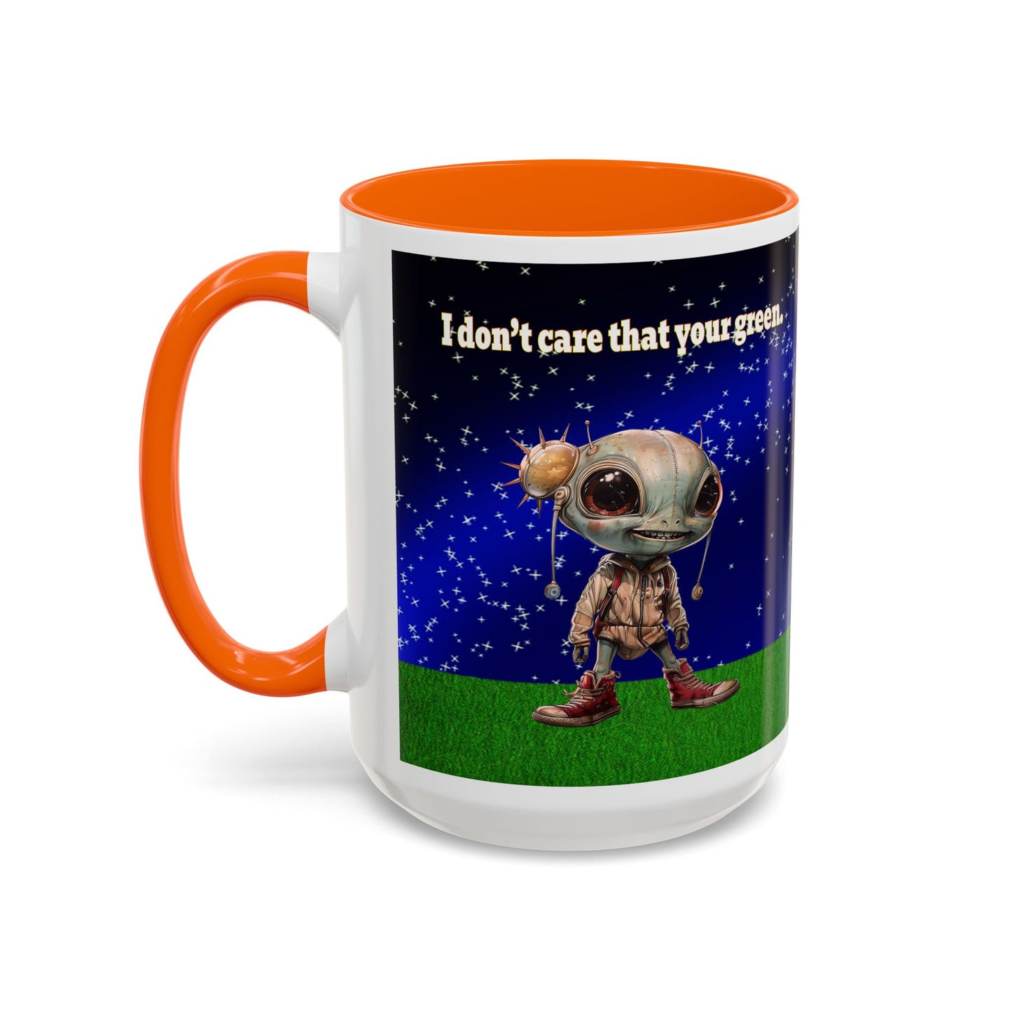 I don't care that your grey - Accent Mug ('snoops' background)
