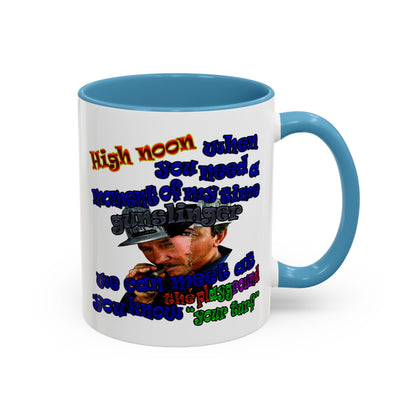 high noon - Accent Mug (white)