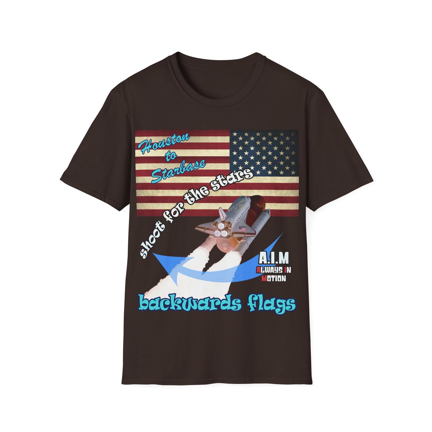 shoot for the stars - Unisex Softstyle T-Shirt