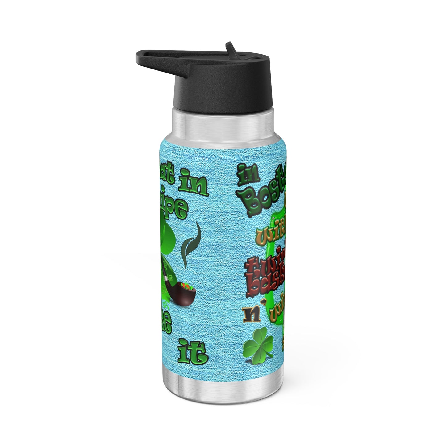 celtics logo - Gator Tumbler, 32oz  (faded blue)