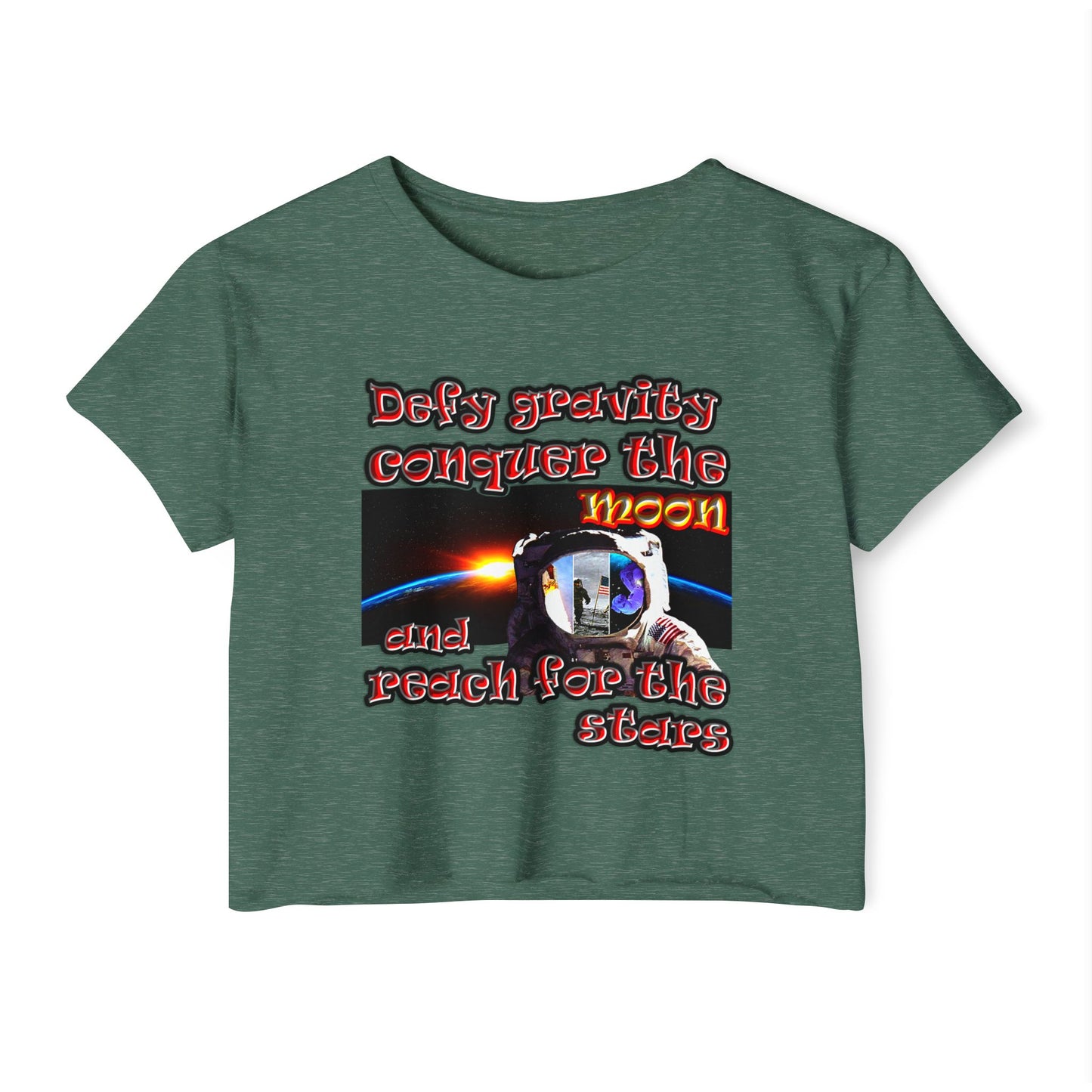defy conquer reach - Women's Festival Crop Top