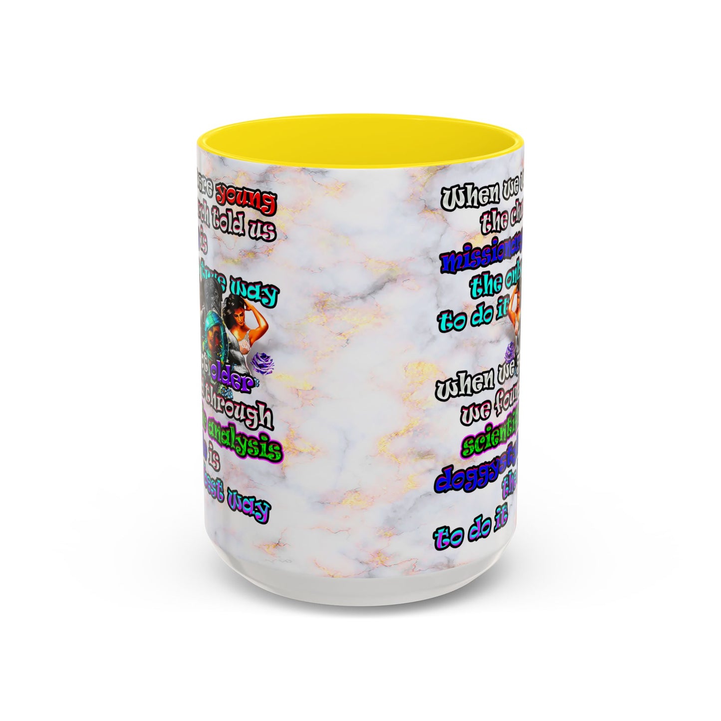 doggystyle - Accent Mug (white marble)