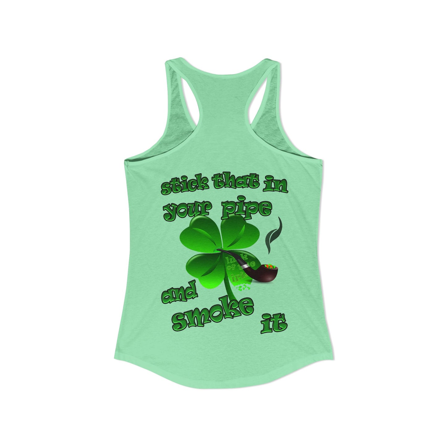 celtics logo - Women's Ideal Racerback Tank