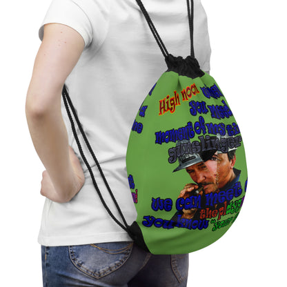 high noon - Drawstring Bag (green)