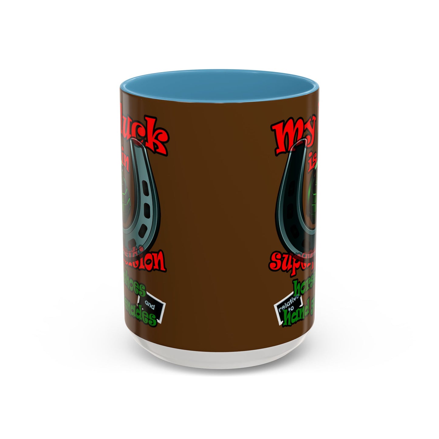 my luck - Accent Mug (brown)