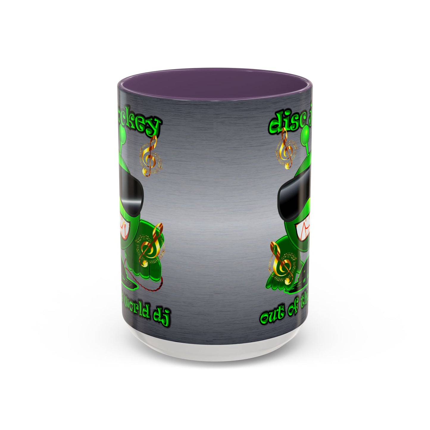 disc jockey - Accent Mug (brushed nickel)